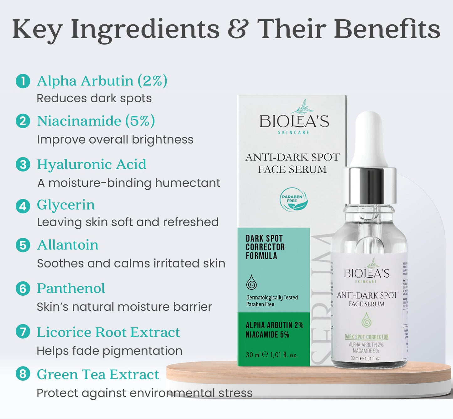 Biolea's Anti-Dark Spot Face Serum